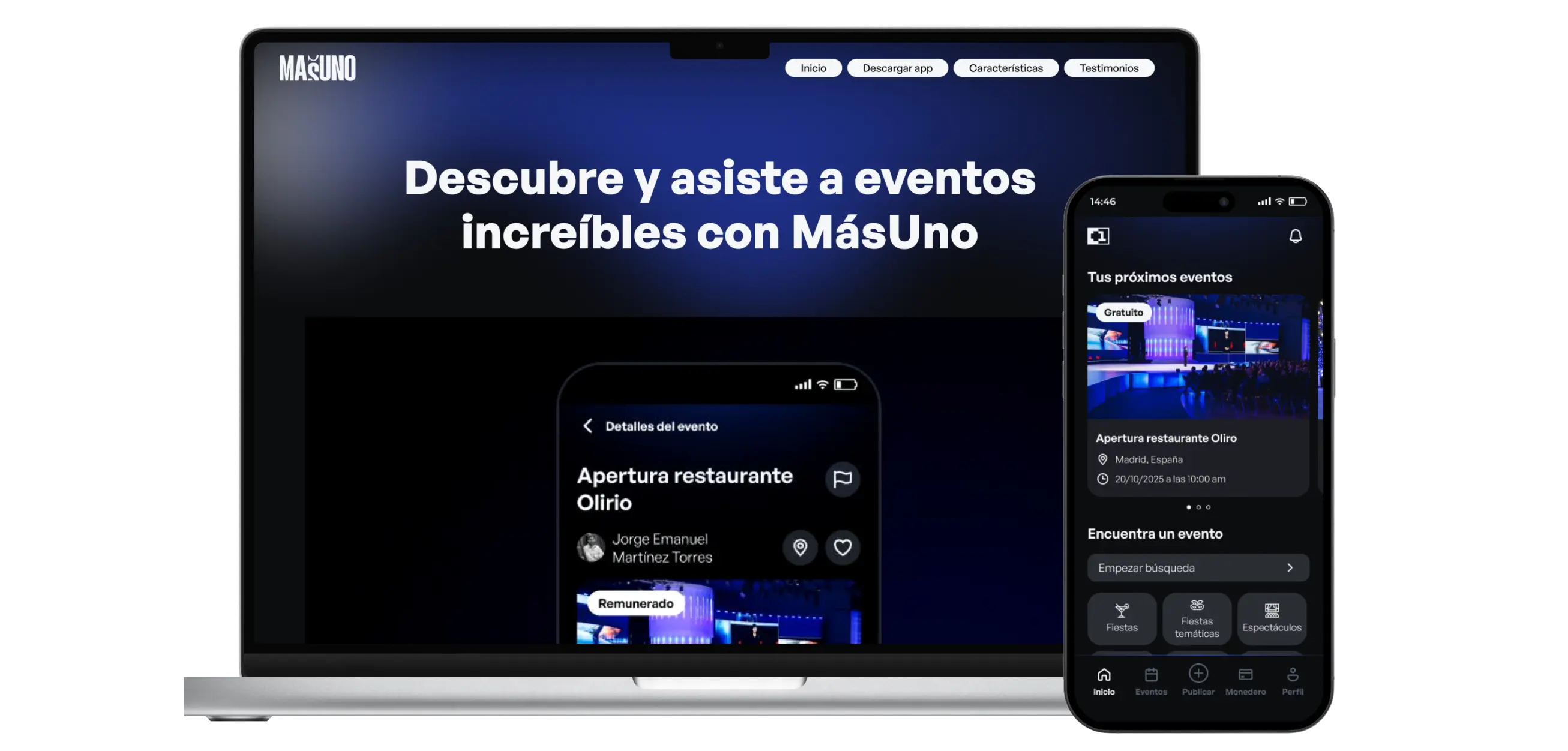 Portada del proyecto MasUno